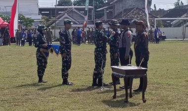 Kasdam V / Brawijaya Brigjen TNI Zainul Bahar Pimpin Upacara Penutupan TMMD Ke-128 Kodim 0820/Probolinggo